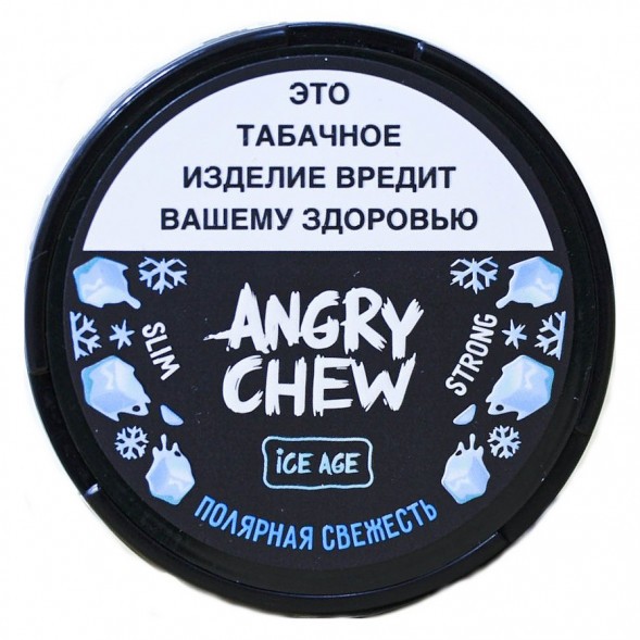 Табак жевательный Angry Chew Slim Strong - Полярная Свежесть (12 грамм) купить в Краснодаре