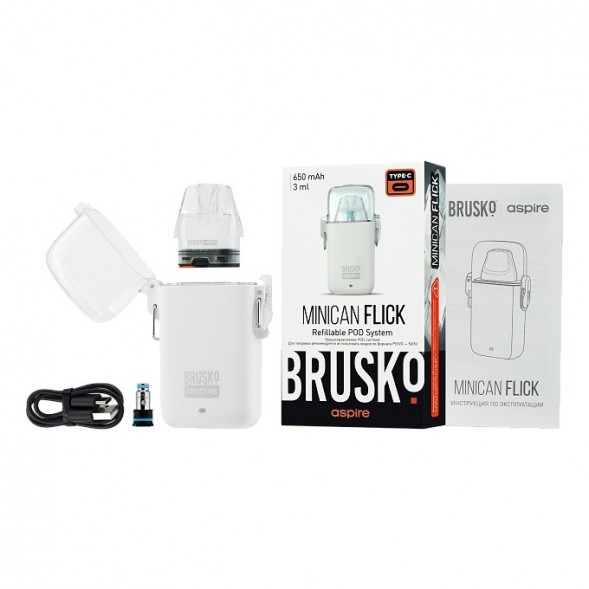 Электронная сигарета Brusko - Minican Flick (Красный) купить в Краснодаре