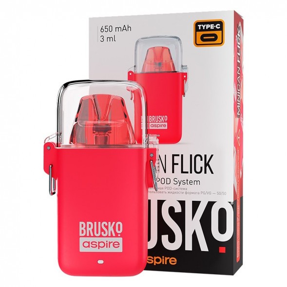 Электронная сигарета Brusko - Minican Flick (Красный) купить в Краснодаре