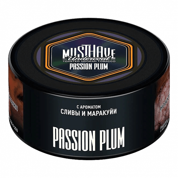 Табак Must Have - Passion Plum (Слива и Маракуйя, 125 грамм) купить в Краснодаре