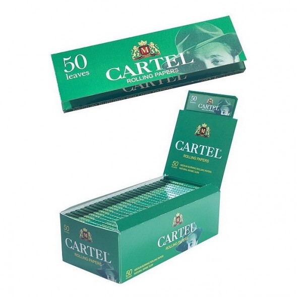 Бумага для самокруток Cartel - Green (50 штук) купить в Краснодаре