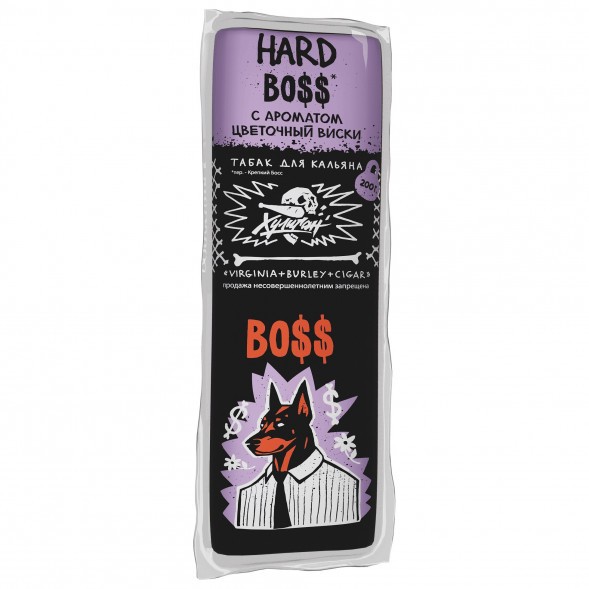 Табак Хулиган Hard - BOSS (Цветочный Виски, 200 грамм) купить в Краснодаре