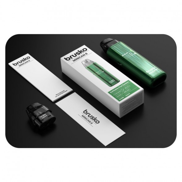 Электронная сигарета Brusko - Minican 6 (Рубиновый - Crimson Red) купить в Краснодаре