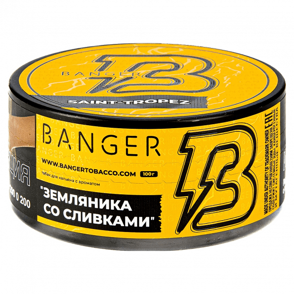 Табак Banger - Saint-Tropez (Земляника со Сливками, 100 грамм) купить в Краснодаре
