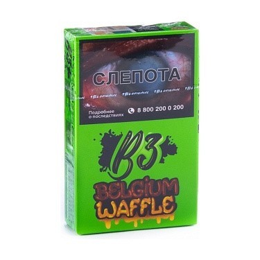 Табак B3 - Belgium Waffle (Бельгийские Вафли, 50 грамм) купить в Краснодаре