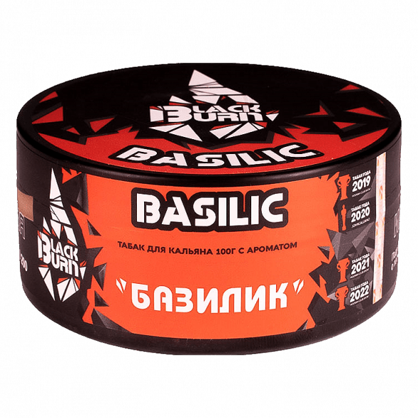 Табак BlackBurn - Basilic (Базилик, 100 грамм) купить в Краснодаре