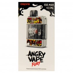 Электронная сигарета Brusko - Angry Vape Fury (650 mAh, Белый)