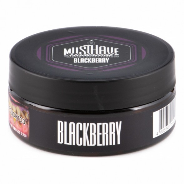 Табак Must Have - Blackberry (Ежевика, 125 грамм) купить в Краснодаре