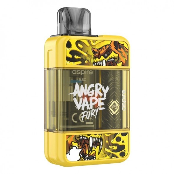 Электронная сигарета Brusko - Angry Vape Fury (650 mAh, Желтый) купить в Краснодаре