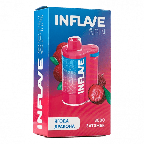 INFLAVE SPIN - Ягода Дракона (8000 затяжек) купить в Краснодаре