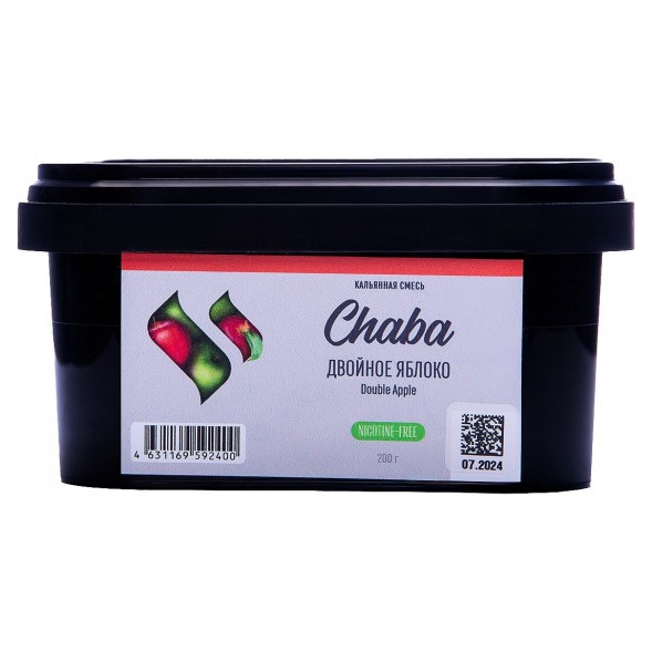 Смесь Chaba - Double Apple (Двойное Яблоко, 200 грамм, Без никотина) купить в Краснодаре