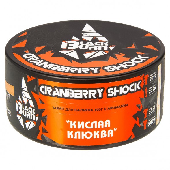 Табак BlackBurn - Cranberry Shock (Кислая Клюква, 100 грамм) купить в Краснодаре