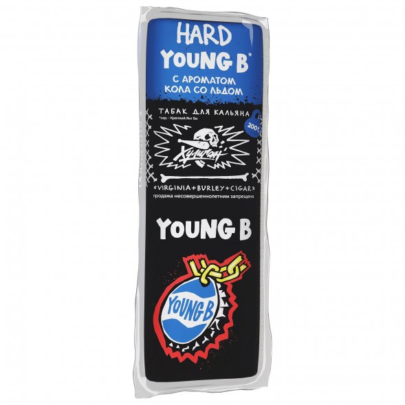 Табак Хулиган Hard - Young B (Кола со Льдом, 200 грамм) купить в Краснодаре