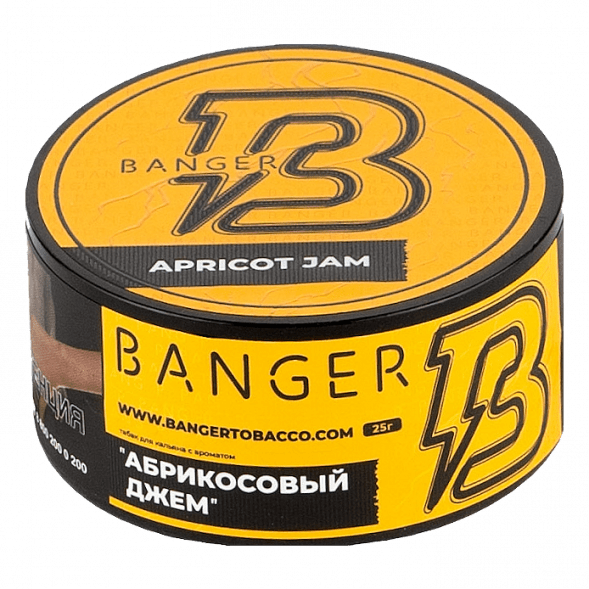Табак Banger - Apricot Jam (Абрикосовый Джем, 25 грамм) купить в Краснодаре