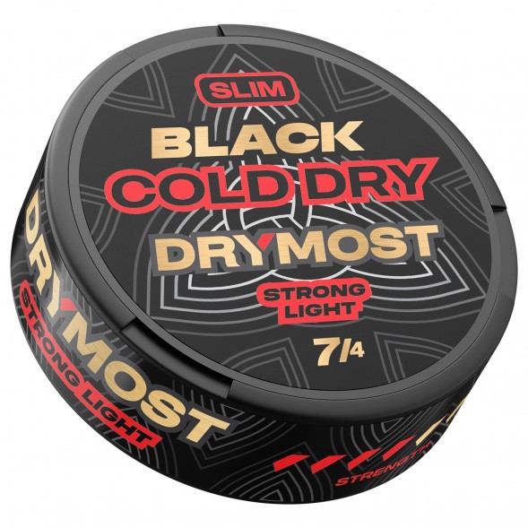 Табак жевательный DryMost - Black Cold Dry Slim (12 грамм) купить в Краснодаре