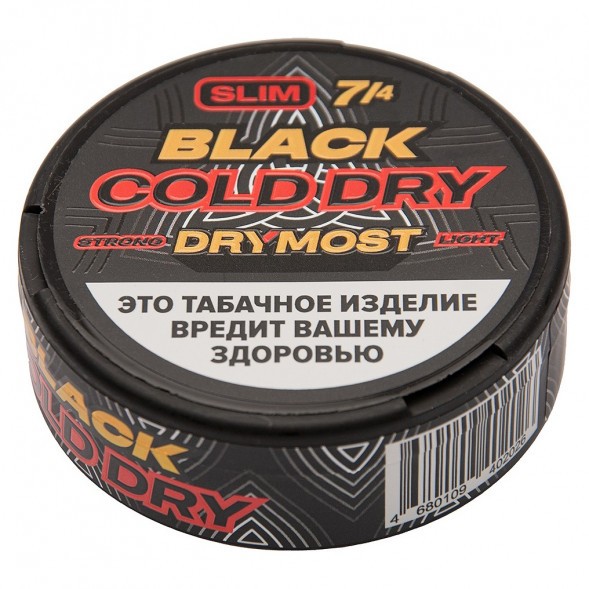 Табак жевательный DryMost - Black Cold Dry Slim (12 грамм) купить в Краснодаре