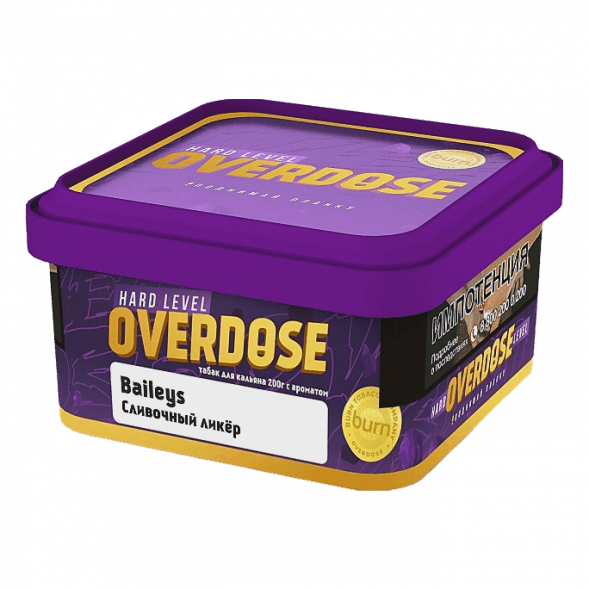Табак Overdose - Baileys (Сливочный Ликёр, 200 грамм) купить в Краснодаре