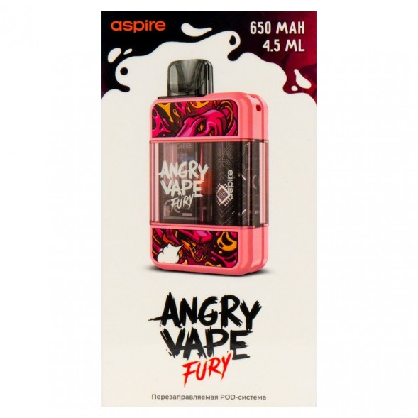 Электронная сигарета Brusko - Angry Vape Fury (650 mAh, Розовый) купить в Краснодаре