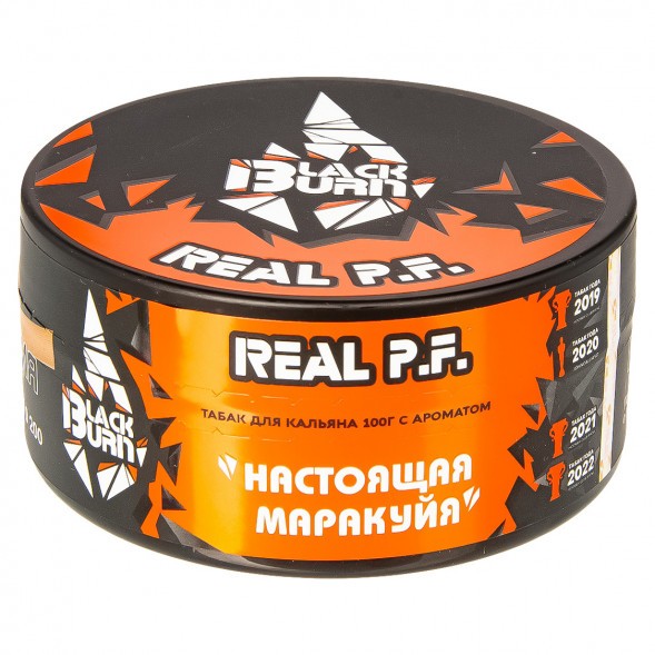 Табак BlackBurn - Real P.F. (Настоящая Маракуйя, 100 грамм) купить в Краснодаре