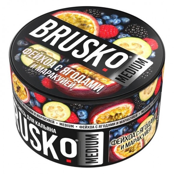 Смесь Brusko Medium - Фейхоа с Ягодами и Маракуйей (250 грамм) купить в Краснодаре