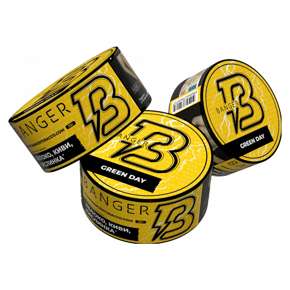 Табак Banger - Green Day (Яблоко, Киви, Кислинка, 25 грамм) купить в Краснодаре