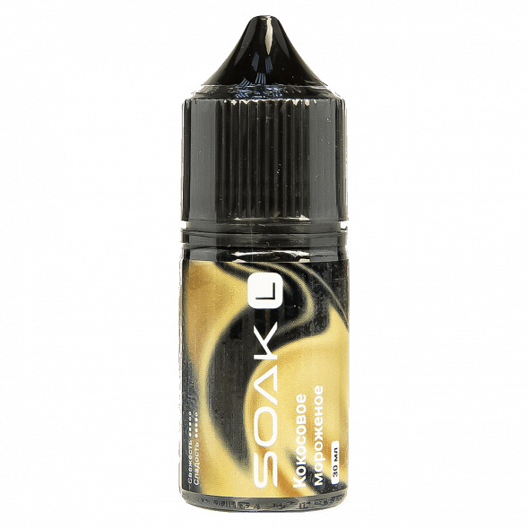 Жидкость SOAK L30 - Ice Cream Coconut (Кокосовое Мороженое, 30 мл, 2 мг) купить в Краснодаре