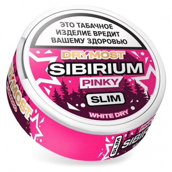 Табак жевательный DryMost - Sibirium Pinky Slim (Сибирский Малиновый Лимонад, 12 грамм) купить в Краснодаре