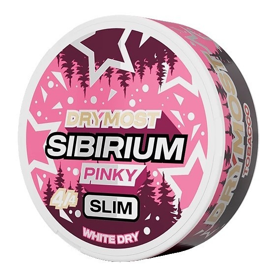 Табак жевательный DryMost - Sibirium Pinky Slim (Сибирский Малиновый Лимонад, 12 грамм) купить в Краснодаре