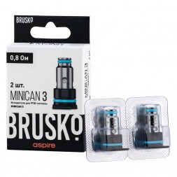 Испарители для Brusko Minican 3 (AF Mesh Coil, 0.8 Ом, 2 шт.)
