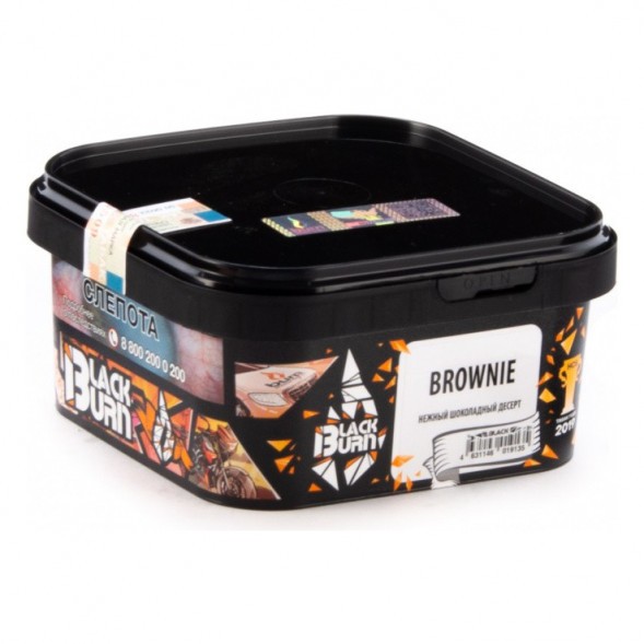 Табак BlackBurn - Brownie (Шоколадный Десерт, 200 грамм) купить в Краснодаре