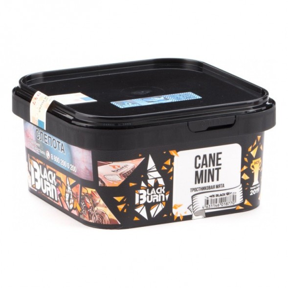 Табак BlackBurn - Cane Mint (Тростниковая Мята, 200 грамм) купить в Краснодаре
