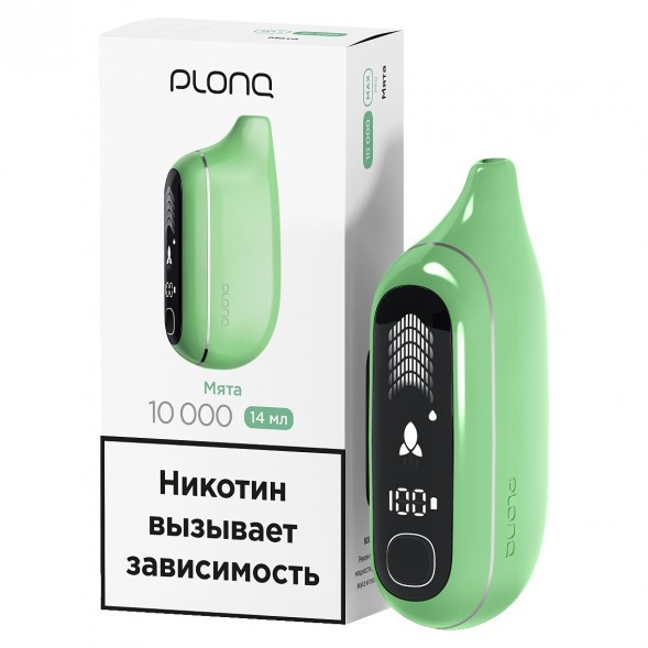 PLONQ MAX PRO - Мята (10000 затяжек) купить в Краснодаре