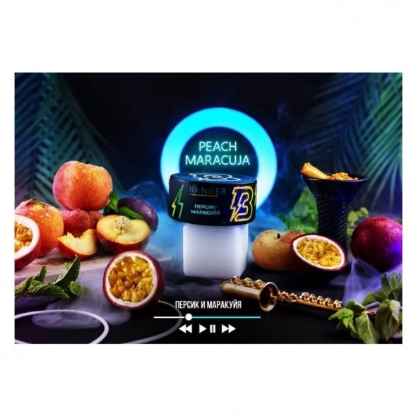 Табак Banger - Peach Maracuja (Персик, Маракуйя, 25 грамм) купить в Краснодаре