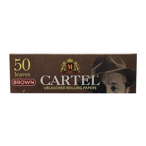 Бумага для самокруток Cartel - Brown Unbleached (50 штук) купить в Краснодаре
