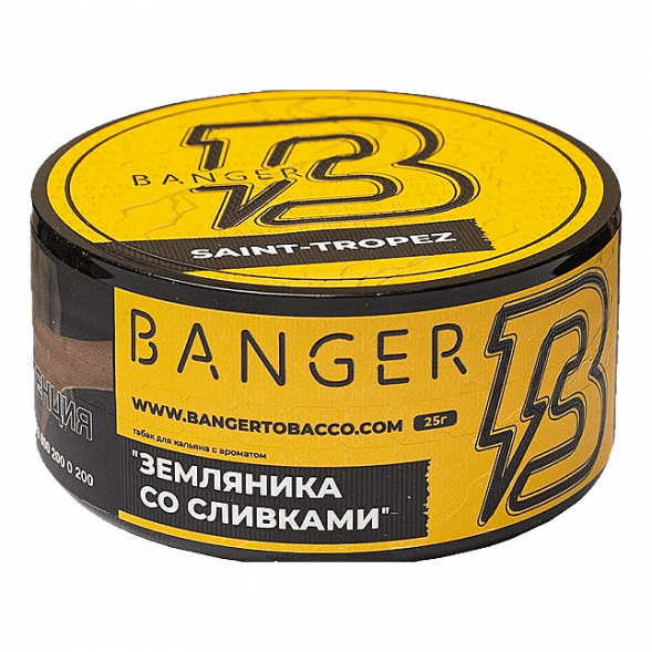 Табак Banger - Saint-Tropez (Земляника со Сливками, 25 грамм) купить в Краснодаре