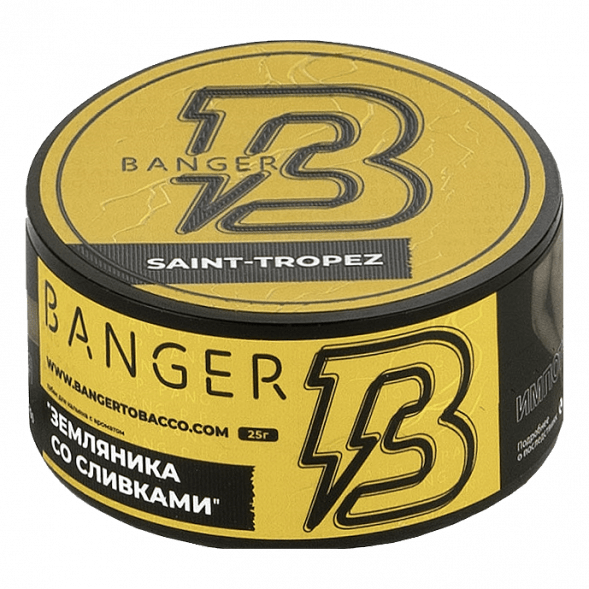 Табак Banger - Saint-Tropez (Земляника со Сливками, 25 грамм) купить в Краснодаре