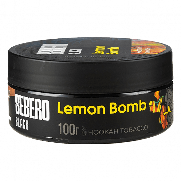 Табак Sebero Black - Lemon Bomb (Кислый Лимон, 100 грамм) купить в Краснодаре