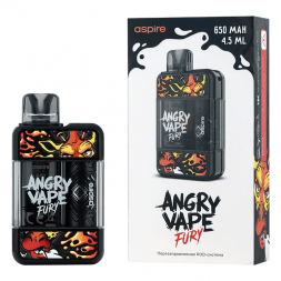 Электронная сигарета Brusko - Angry Vape Fury (650 mAh, Черный)