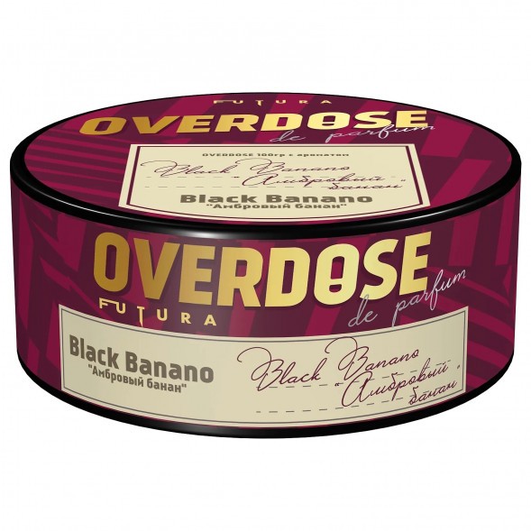 Табак Overdose - Black Banano (Амбровый Банан, 100 грамм) купить в Краснодаре