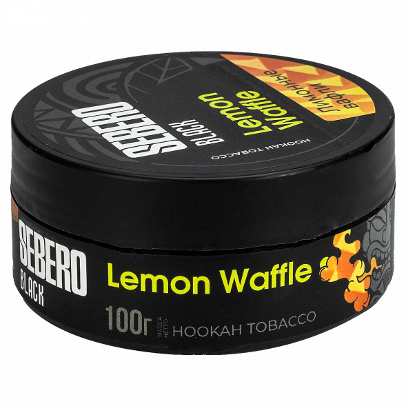 Табак Sebero Black - Lemon Waffle (Лимонные Вафли, 100 грамм) купить в Краснодаре