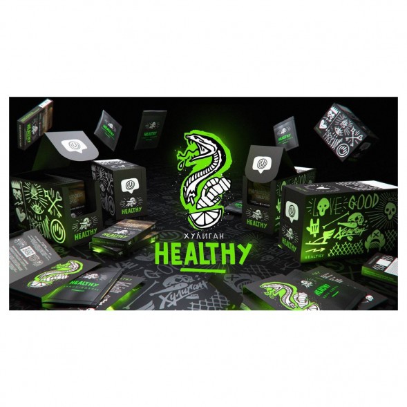 Табак Хулиган - Healthy (Имбирь и Лимон, 25 грамм) купить в Краснодаре