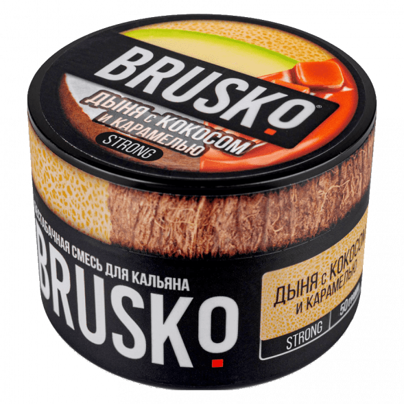 Смесь Brusko Strong - Дыня с Кокосом и Карамелью (50 грамм) купить в Краснодаре