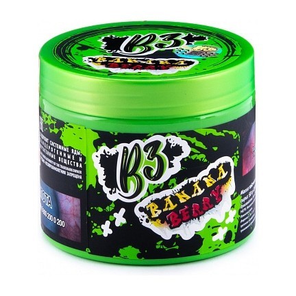 Табак B3 - Banana Berry (Банан и Ягоды, 250 грамм) купить в Краснодаре