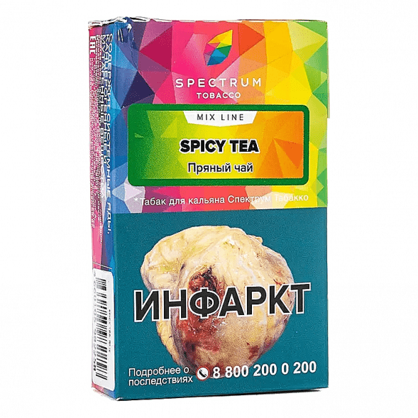 Табак Spectrum Mix Line - Spicy Tea (Пряный Чай, 40 грамм) купить в Краснодаре