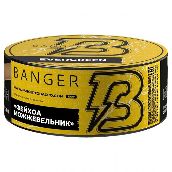 Табак Banger - Evergreen (Фейхоа Можжевельник, 100 грамм) купить в Краснодаре