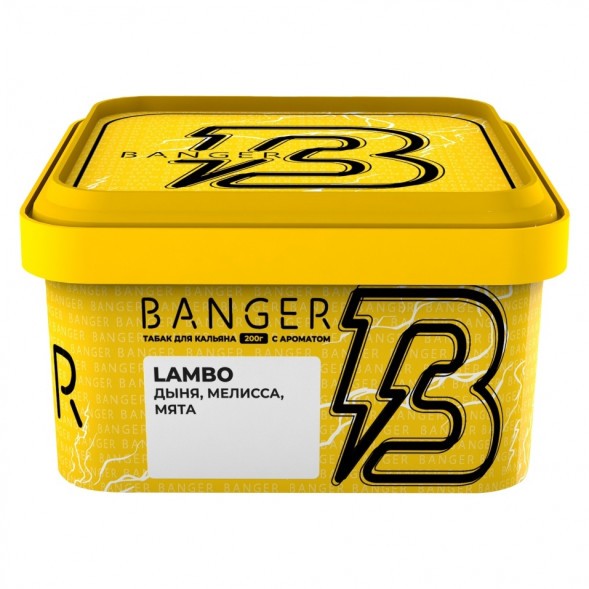 Табак Banger - Lambo (Дыня, Мелисса, Мята, 200 грамм) купить в Краснодаре