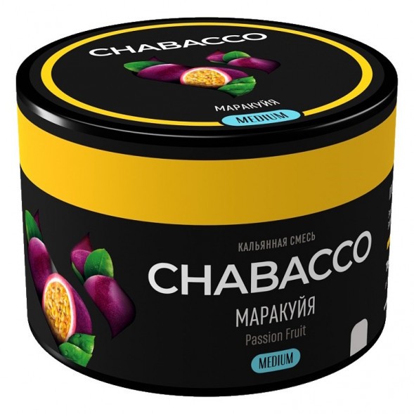 Смесь Chabacco MEDIUM - Passion Fruit (Маракуйя, 40 грамм) купить в Краснодаре