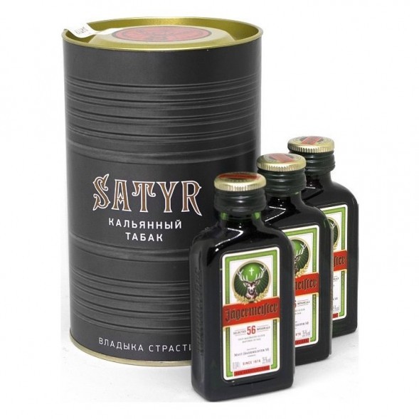Табак Satyr Platinum - Jagermeister Limited Edition (Егермейстер Лимитед, 100 грамм) купить в Краснодаре