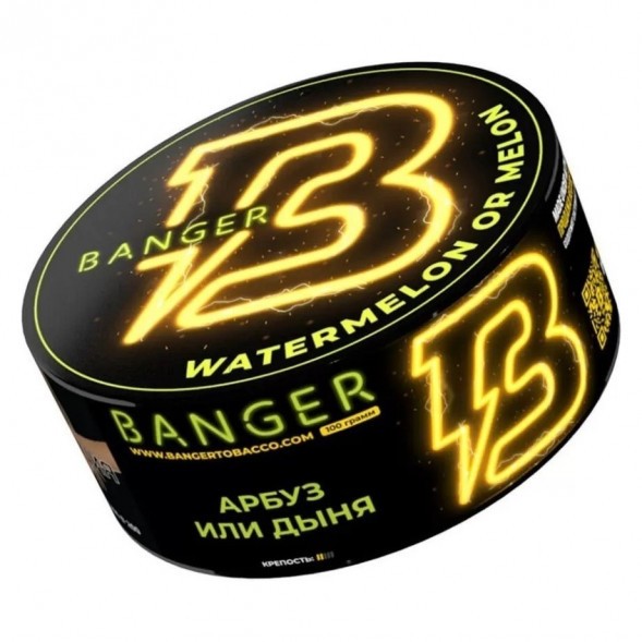 Табак Banger - Watermelon or Melon (Арбуз или Дыня, 25 грамм) купить в Краснодаре
