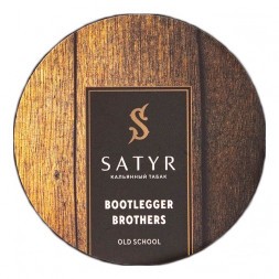 Табак Satyr No Flavors - Bootlegger Brothers (Братья Бутлегеры, 100 грамм)